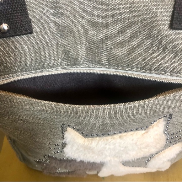 Cat Canvas Handbag - Picture 5 of 11